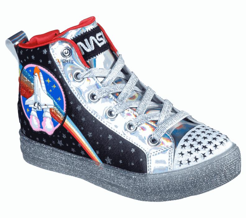 Skechers Flickor Svarta/Olika Färger Sneakers - Nasa: Shuffle Brights - In My Orbit - Sverige (EMKZV